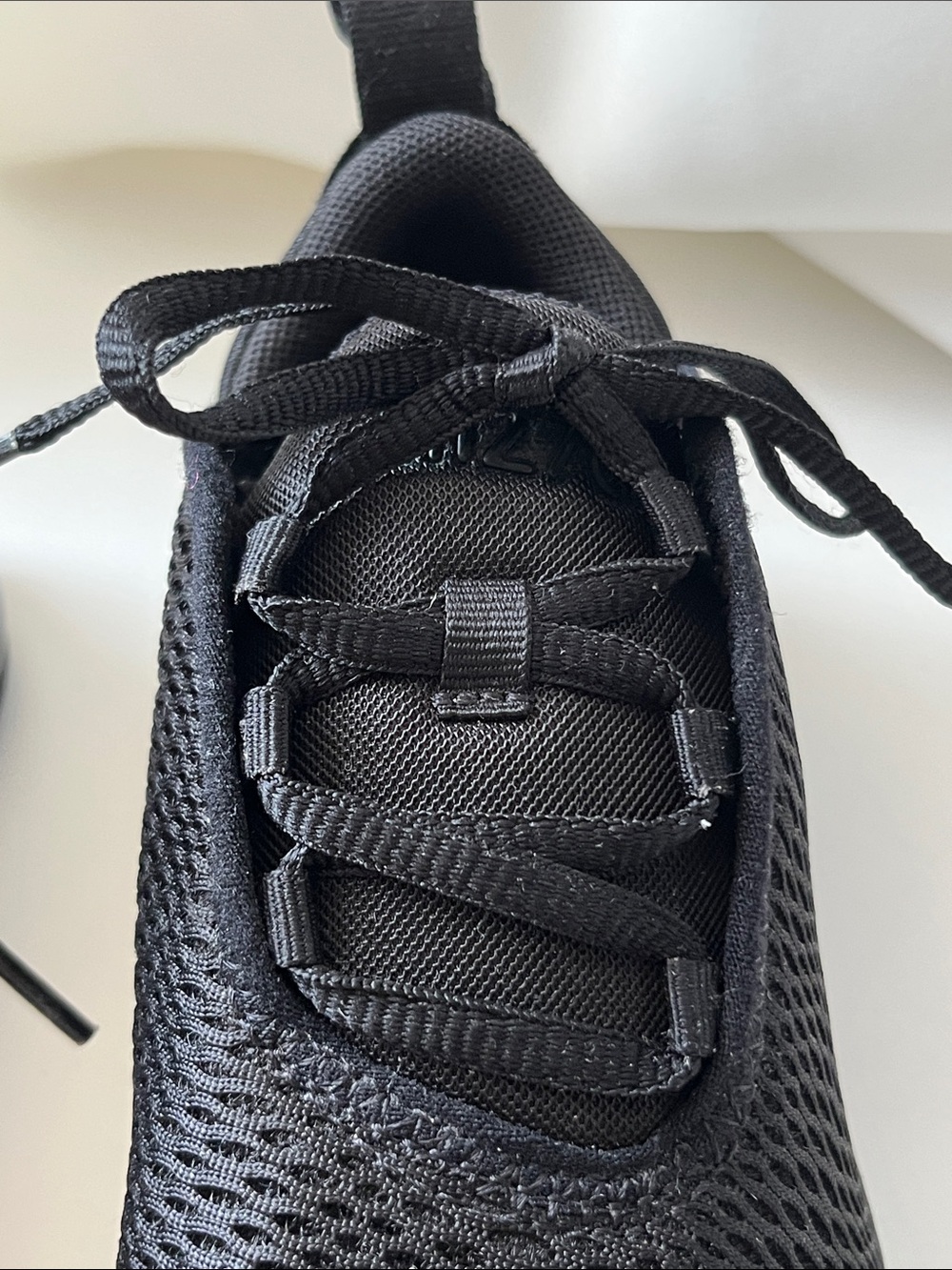 Nike Air Max Kids Black Mesh Air Cushion Sneakers - Picture 10 of 17